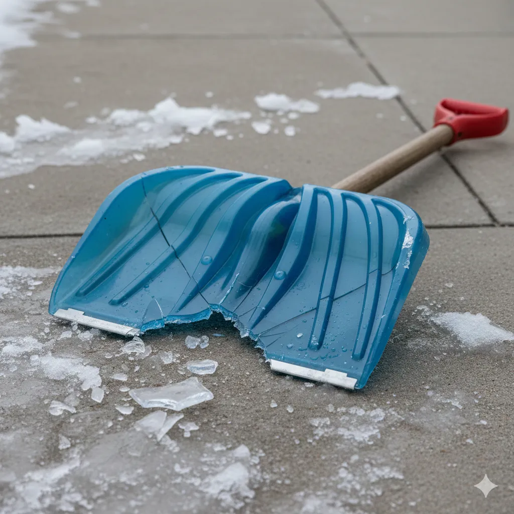 【徹底比較】雪かきスコップ vs アイスピッケル！ガチガチの氷を効率よく剥がす使い分け術