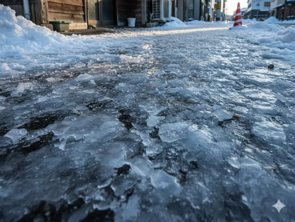 【玄関の氷対策】凍った路面も怖くない！女性や管理人さんに「冬将軍」のアイスピッケルが選ばれる理由
